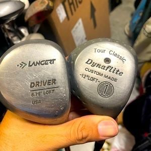 Vintage Clubs 2 Pc In Right Handed